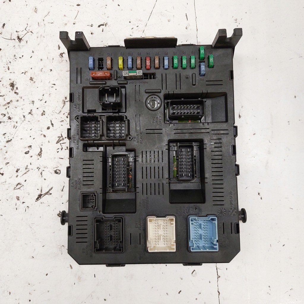 фото №12, Citroen c4 1,6 коробка модуль bsi + блок керування двигуна bosch 0281011630