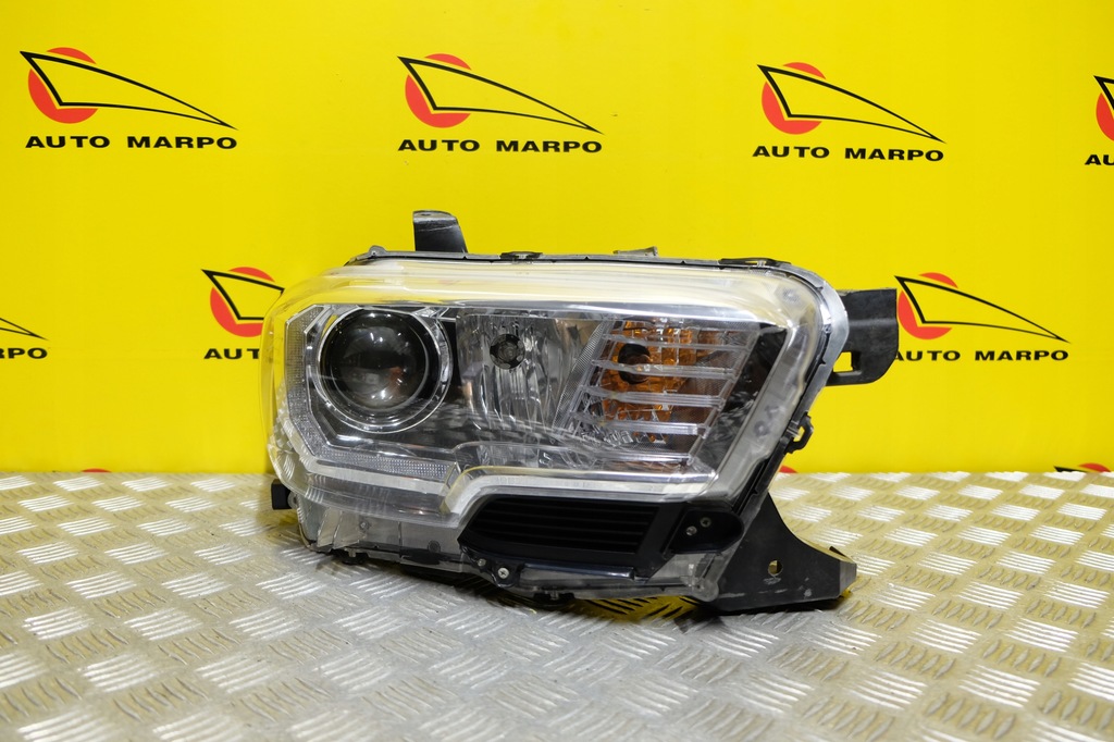 фото №4, Toyota tacoma 2016- фара лампа обычная линзованная с led светлая r usa