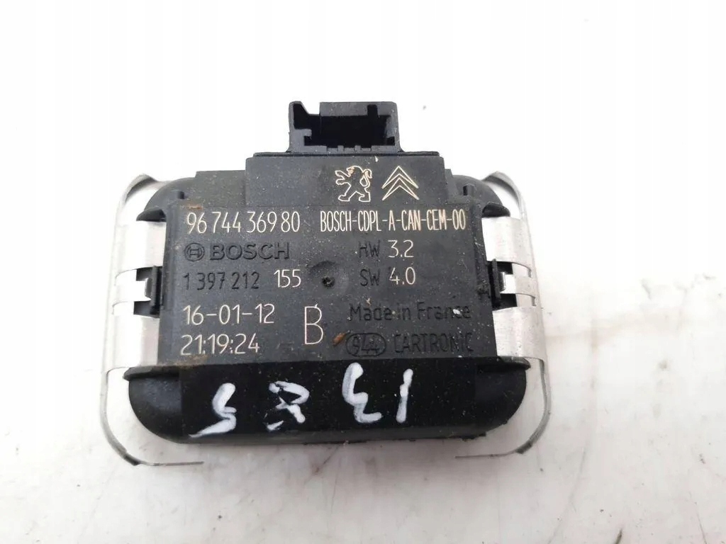 фото №8, Датчик дощу citroën c5 iii break td_ 9674436980 1.6l бензиновий 2012