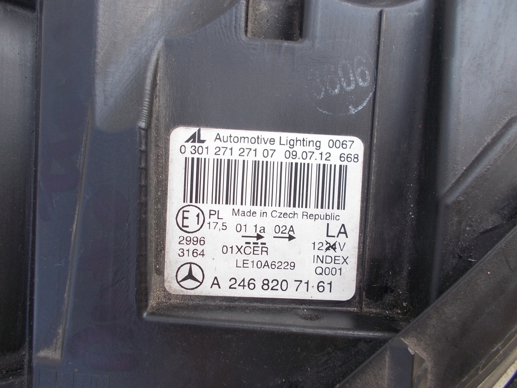 фото №10, Фара лампа mercedes b-klasa w246 ксенон eu.