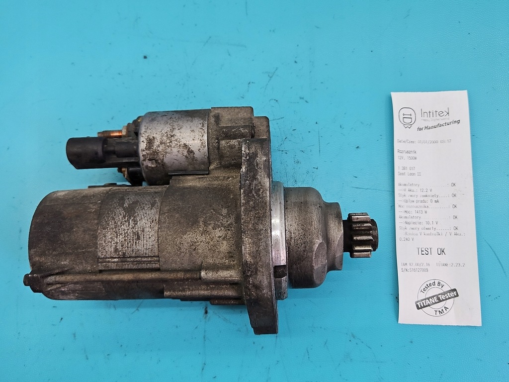 фото №1, Test стартер seat leon ii 2.0 tdi