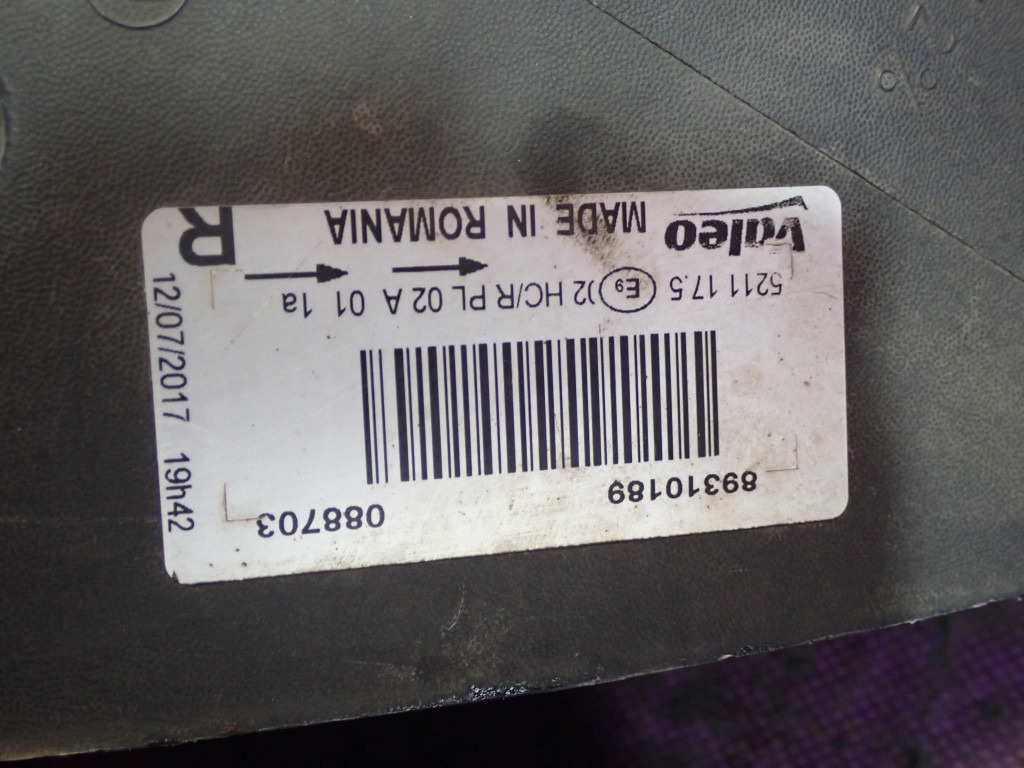 фото №9, Citroen xsara picasso 04-10 lift лампа фара правий 89310189