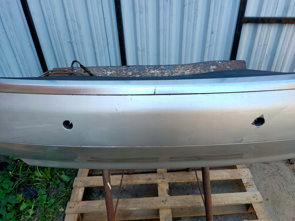 фото №7, Бампер задняя audi a4 b6 kombi ly7w 2 трубы