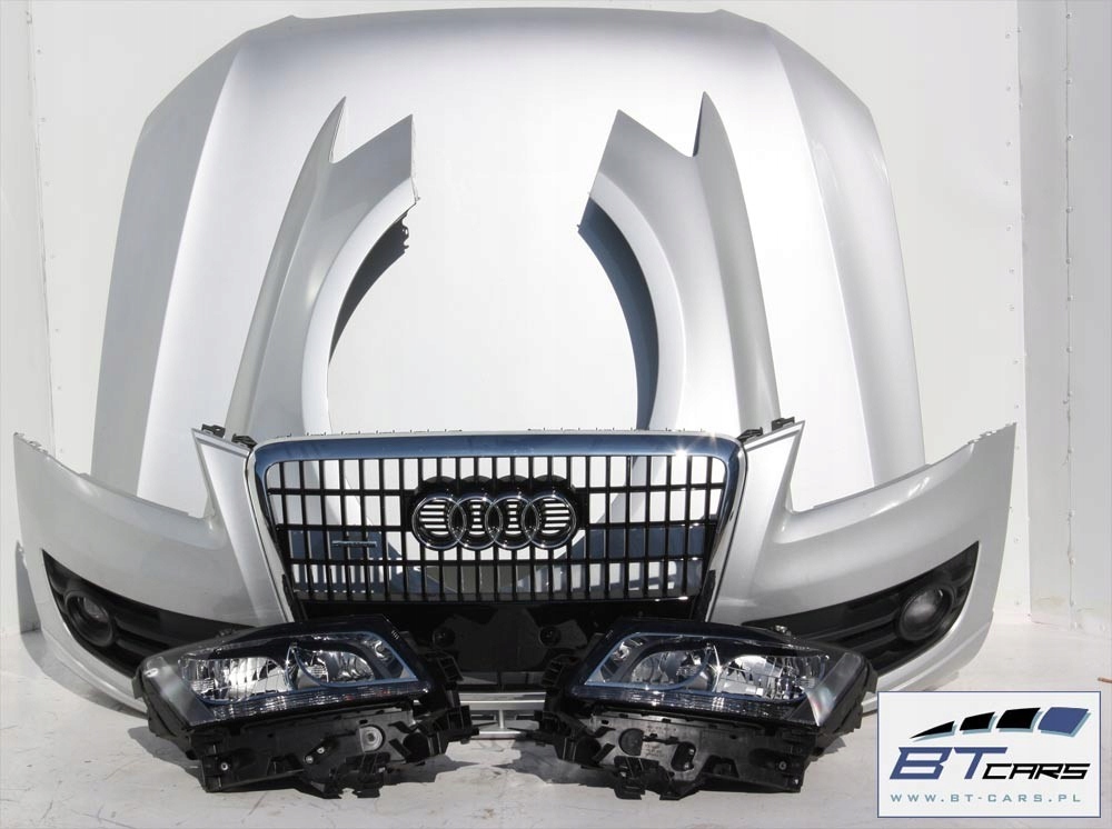 фото №5, Audi q5 8r kompletny перед капот крылья бампер pas передний лампы усилитель