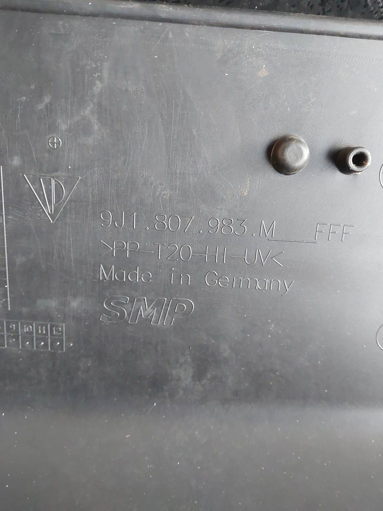 фото №9, Диффузор бампер задняя задний porsche taycan 9j1 9j1807983