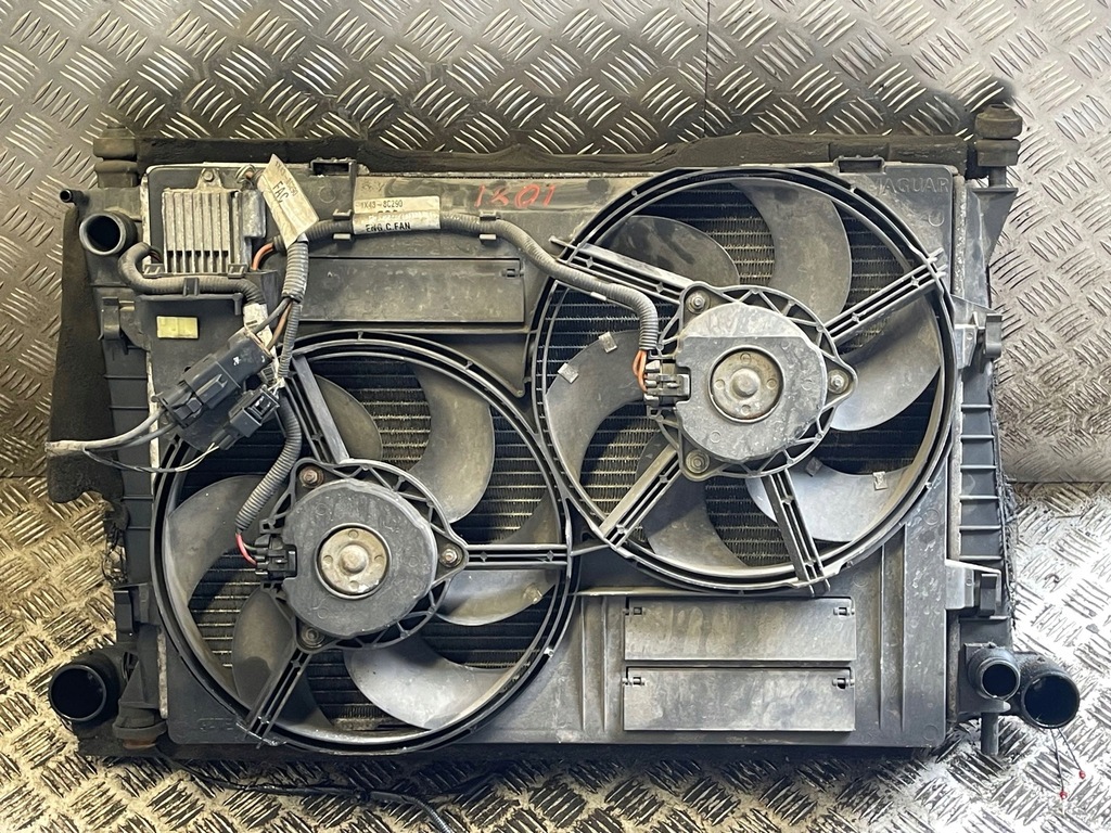 фото №7, Jaguar x-type 2005 радиатор / комплект