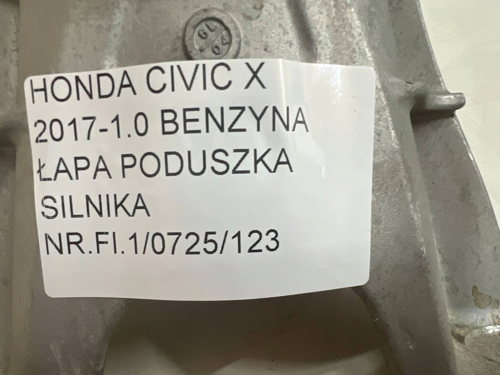 фото №11, Honda civic x 2017- 1.0 бензин кронштейн подушка двигуна