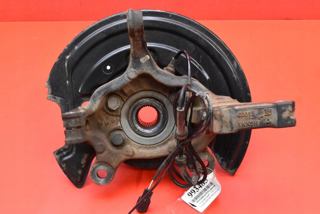 фото №6, Поворотный кулак ступица левый перед nissan leaf 1 i za0 lift 10-17