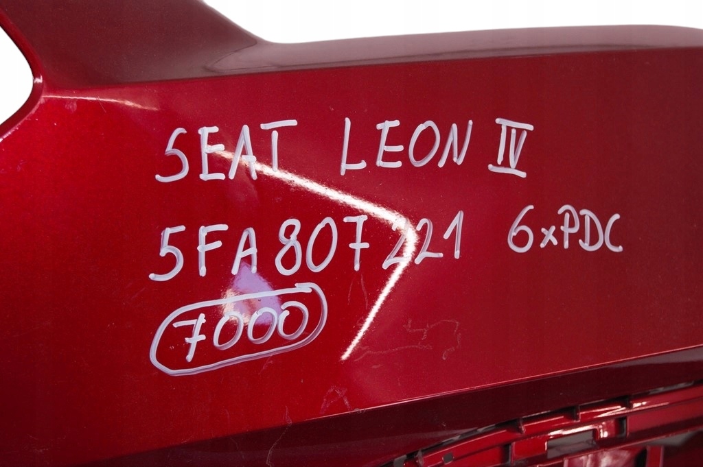 фото №6, Seat leon iv 4 2020 бампер передний 6pdc 5fa807221