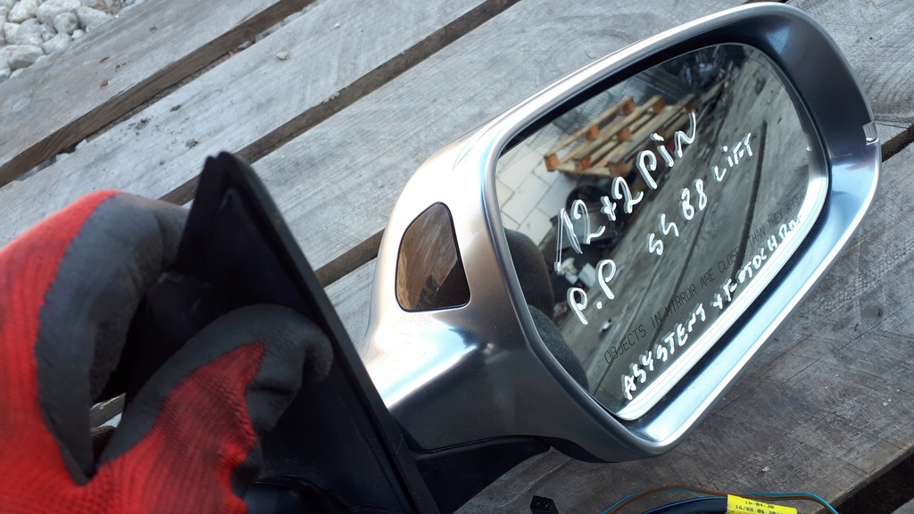 фото №5, S4 b8 lift a4 зеркало правое перед складной 14pin