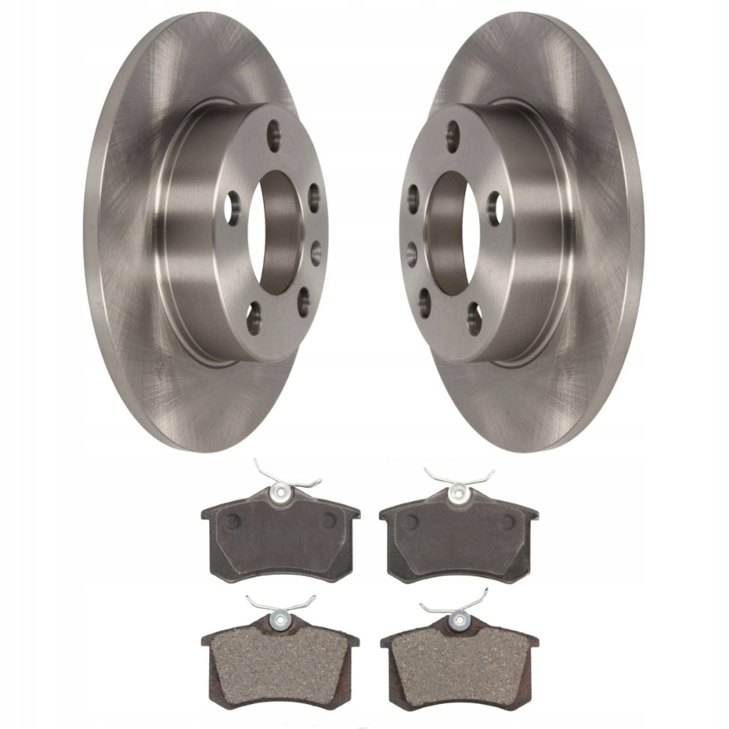 фото №1, Тормозные диски + тормозные колодки задняя seat leon i toledo ii a3 8l