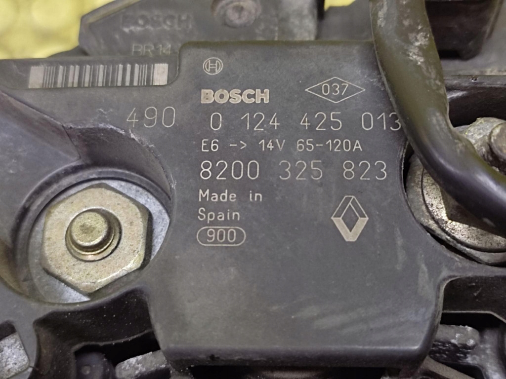 фото №5, Renault modus 1.6 генератор 0124425013