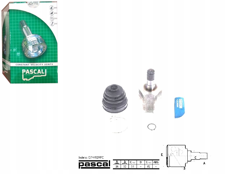 фото №1, Шарнир приводной внутренний audi a3 seat altea alt