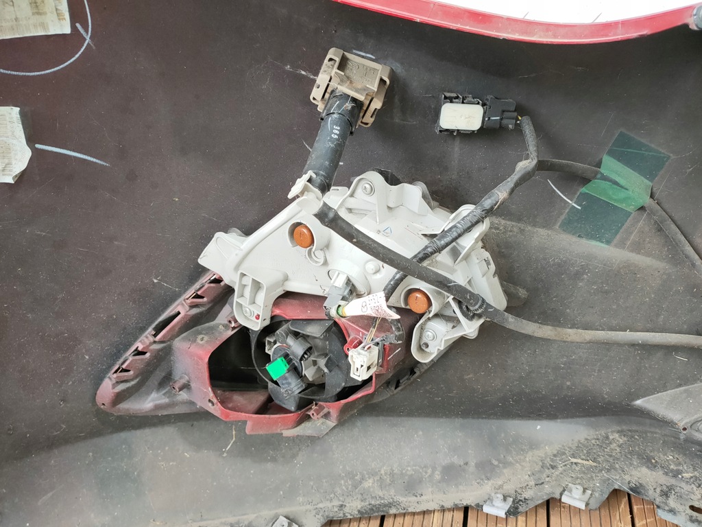 фото №12, Mazda 3 bm 13-16 бампер передній решітка радіатора омивач ґрати протитуманна фара pdc 41v