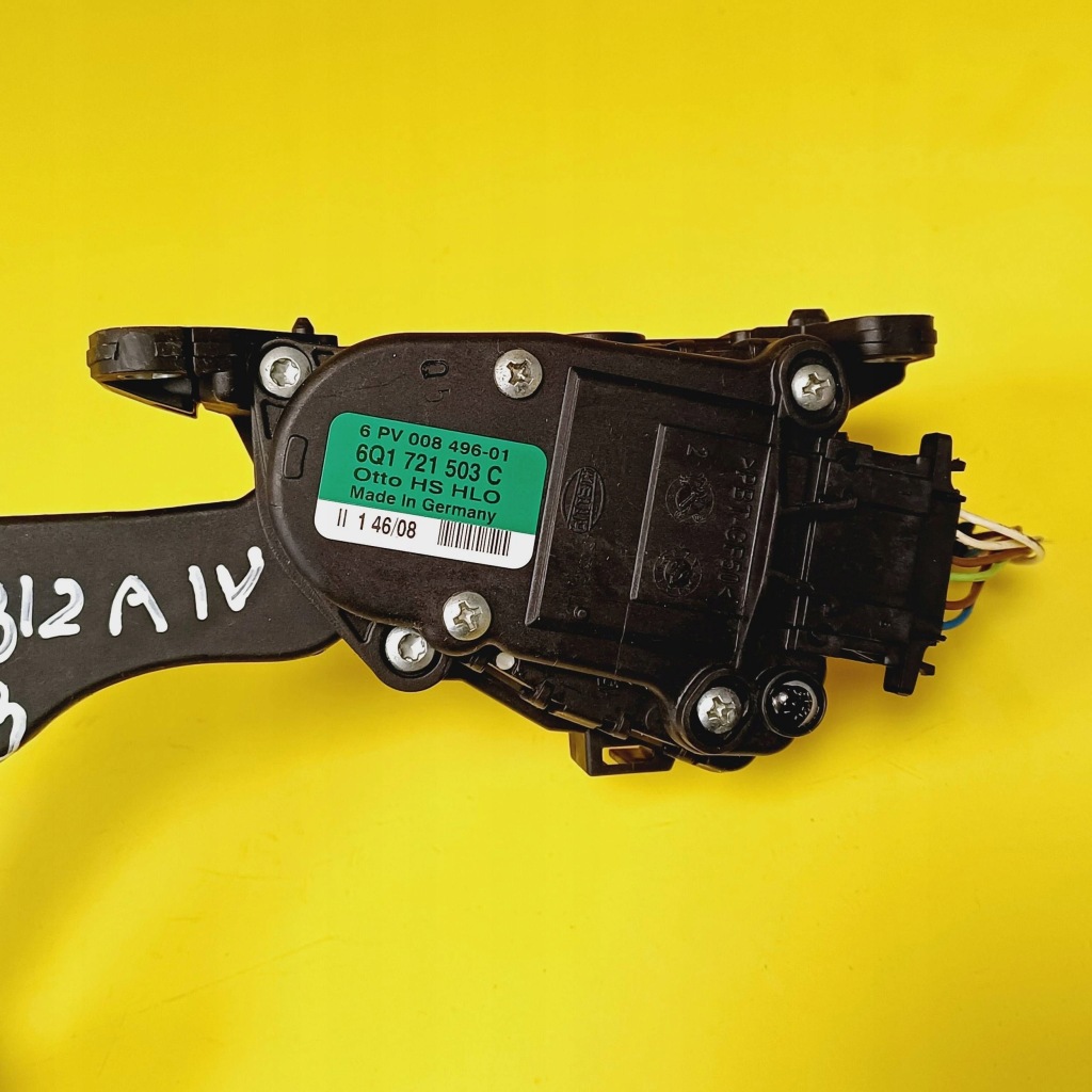 фото №6, Потенциометр газа seat ibiza iv 1.4 бензин 6q1721503c nr56