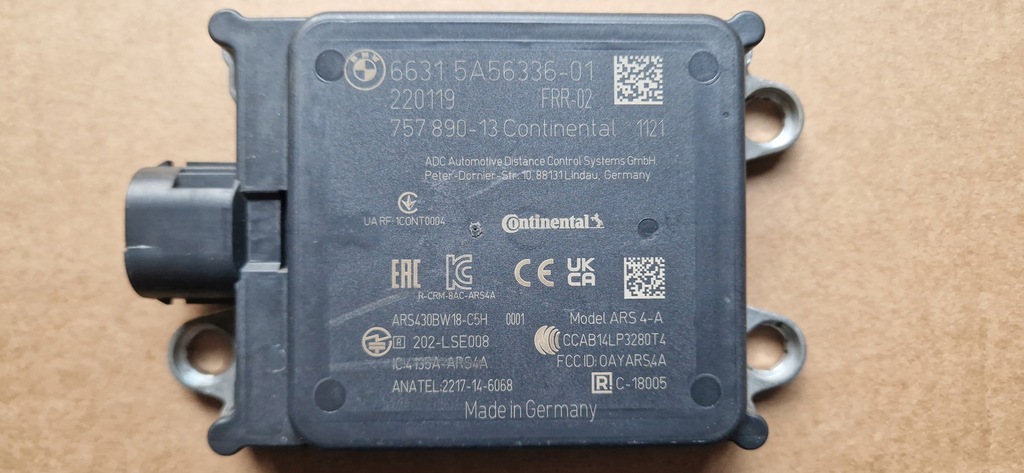 фото №6, Bmw 5a56336 радар acc датчик швидкості