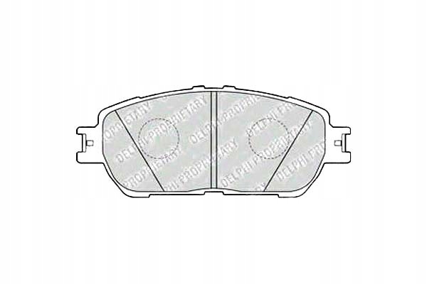 фото №1, Delphi гальмівні колодки гальмівні toyota camry solara coupe