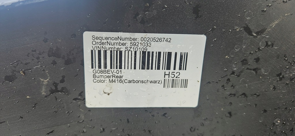 фото №12, Бампер bmw ix3 g08 20-21 electric задняя 6xpdc задний