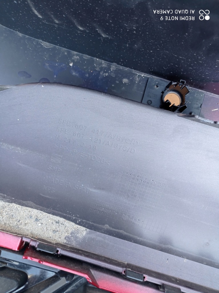 фото №6, Seat leon iv 4 5fa kombi cupra бампер задня накладка