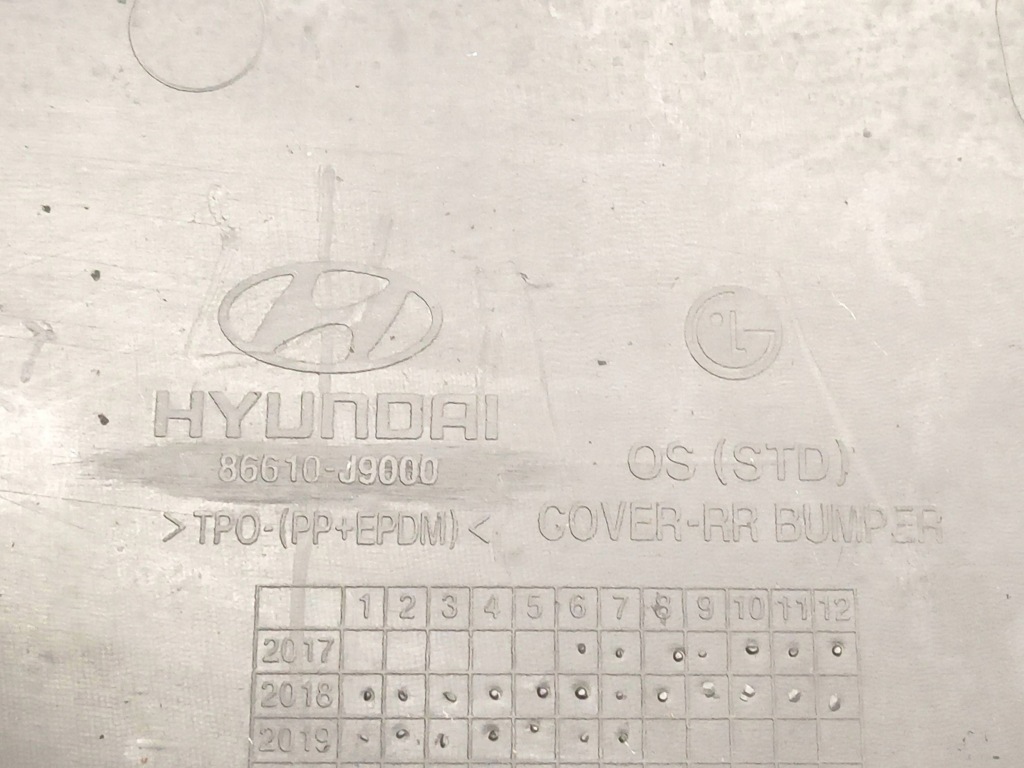 фото №8, Hyundai kona i 2017 задняя бампер задний