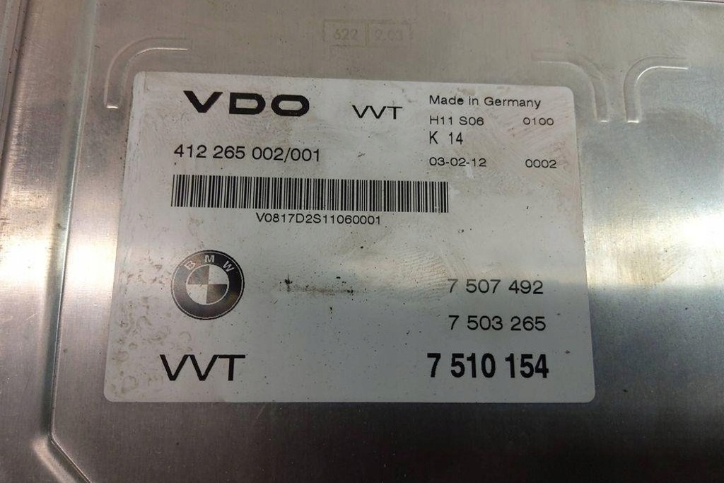 фото №12, Бортовой компьютер двигателя ecu bmw 7 e65, e66, e67 7510154 3.6l бензиновый 270kw 2003