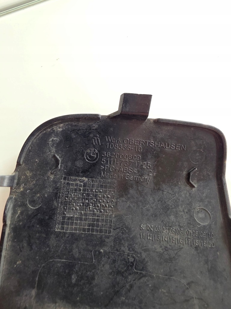 Заглушка фаркоп бампера перед bmw f20 f21 7371725 Київ