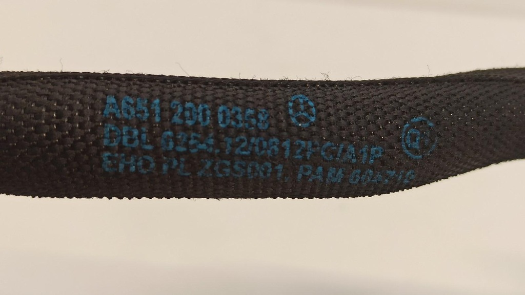 фото №3, Mercedes w212 труба wąż wody a6512000358