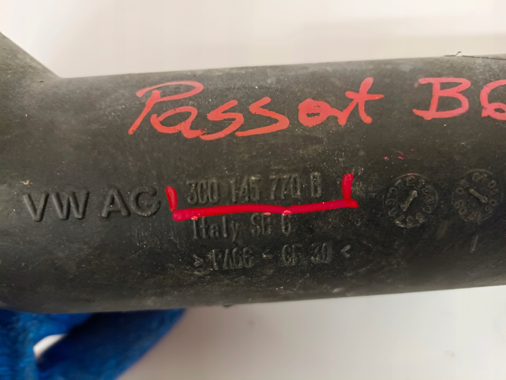 фото №3, Volkswagen passat b6 труба шланг интеркулер 3c0145770b