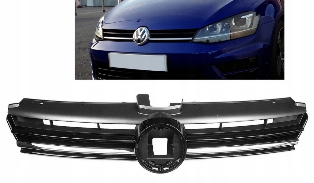 фото №1, Решётка радиатора решётка радиатора передний vw golf vii mk7 2017- lift