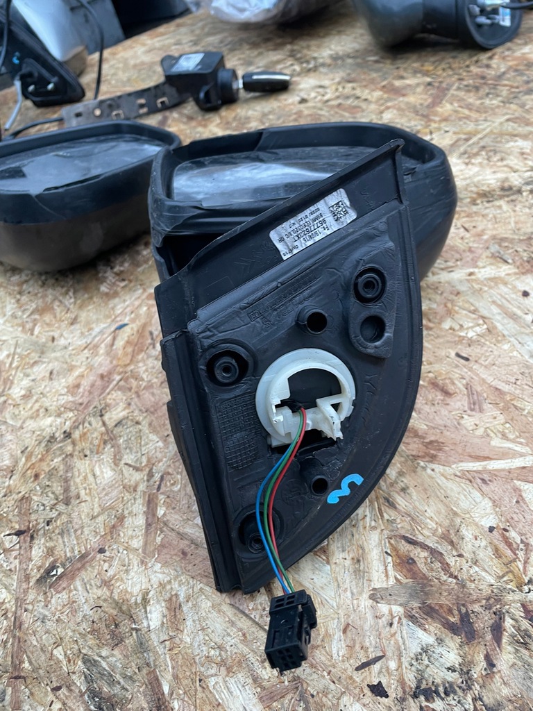 фото №6, Peugeot partner ii berlingo ii дзеркало ліва 3pin / праве 5pin eur