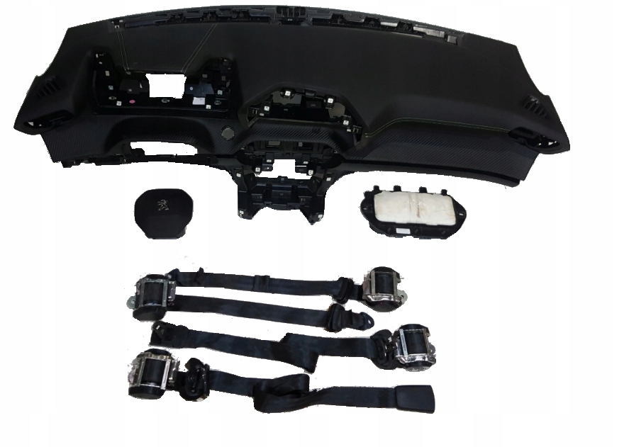 фото №1, Peugeot 208 nowe приборная панель подушки безопасности ремни нитка