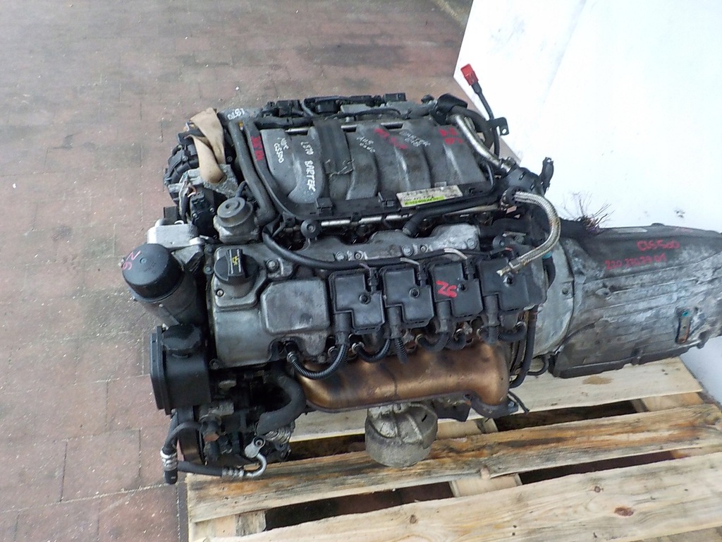 фото №8, Mercedes cls 219 06r 5.0 v8 306km двигатель 113967 kompletny film