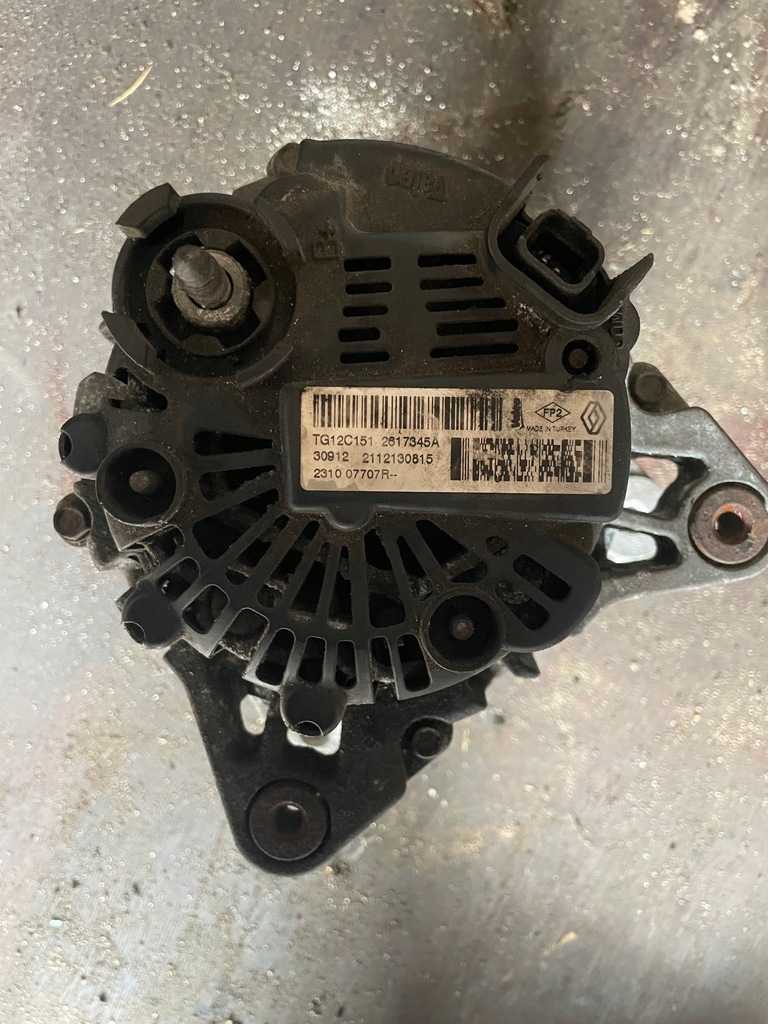 фото №1, Генератор dacia duster 1.5 dci 2617345a