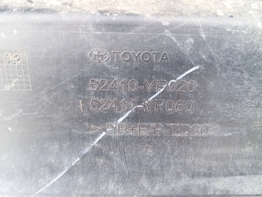 фото №14, Toyota hilux lift 20- спойлер накладка бампера перед dol нижняя передний