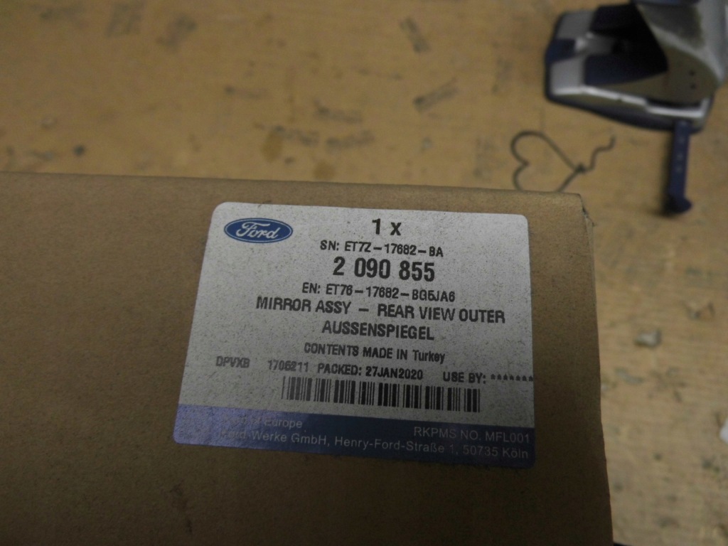 фото №4, Зеркало наружное правое ford tourneo courier