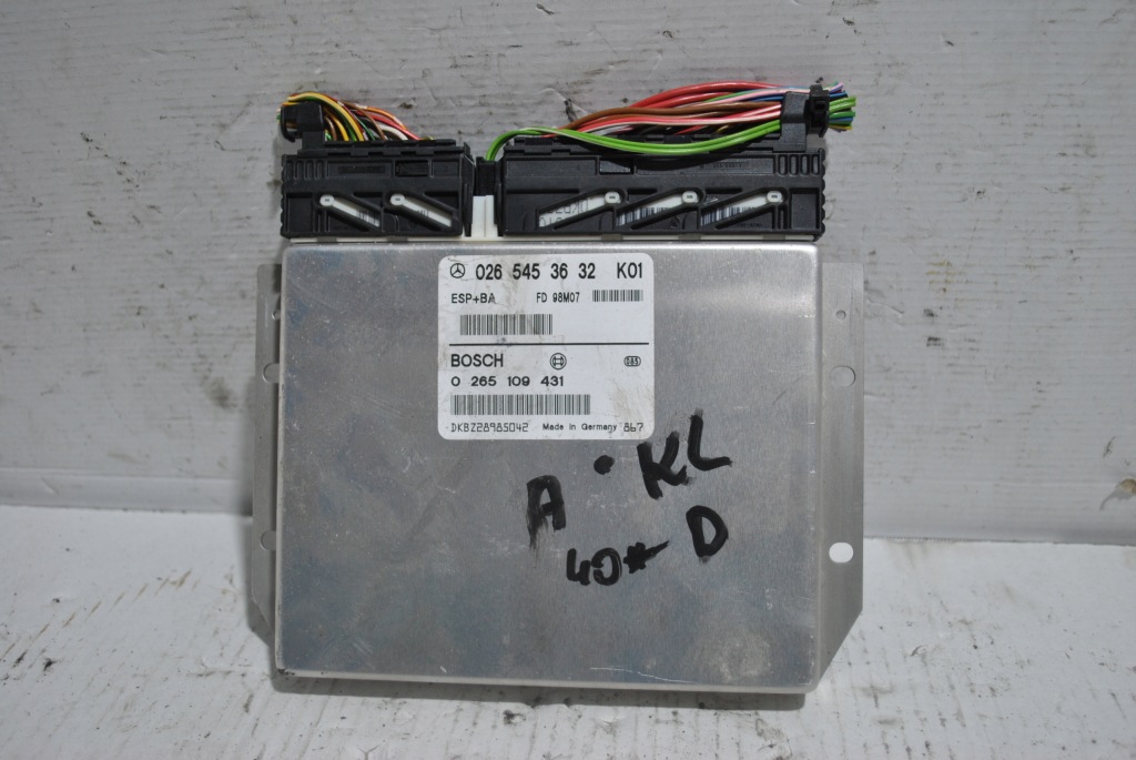 Купити Модуль бортовий комп'ютер esp mercedes w168 0265453632