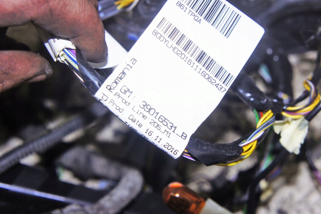 фото №6, Mz005 opel astra k v джгут салону кабіни