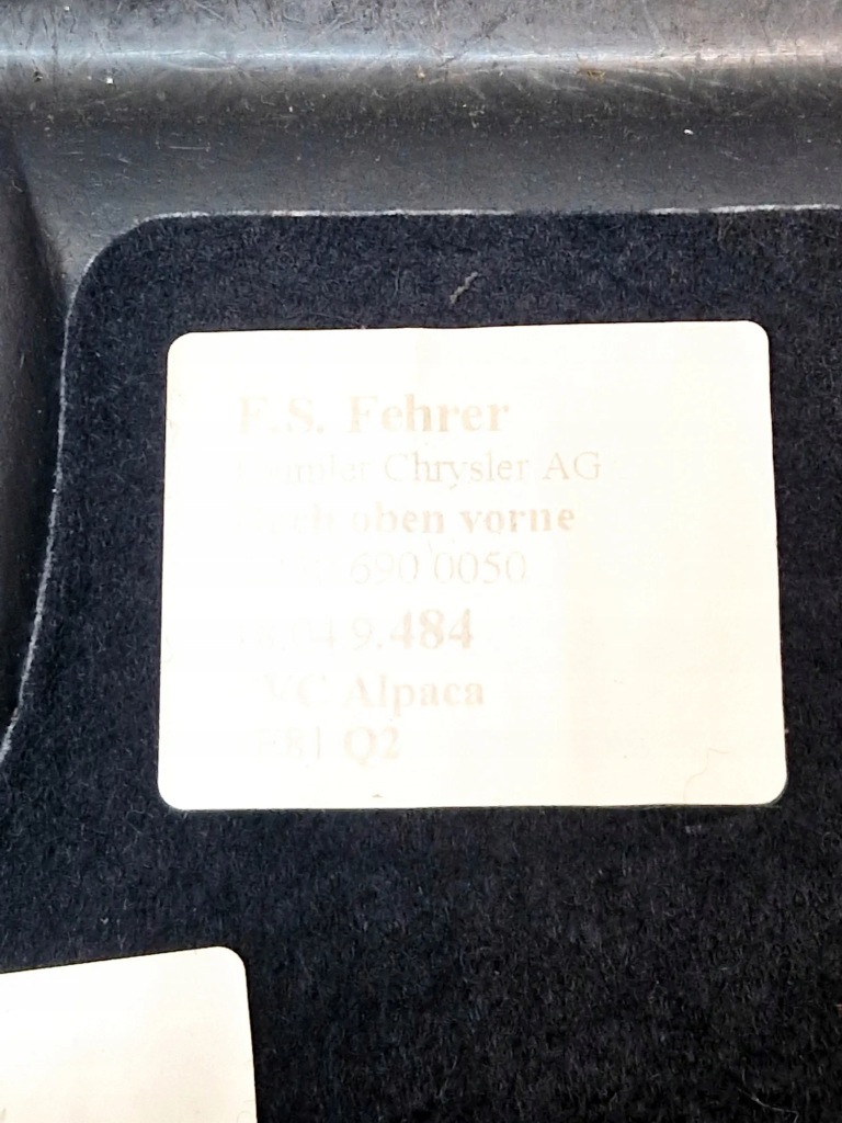 фото №12, Верхний молдинг передней стекло mercedes-benz sl r230 a2306900050 33612129