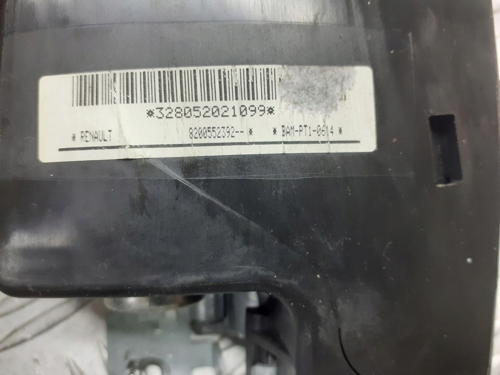 фото №3, Подушка подушка безпеки сидіння пасажира renault clio iii 1.6 8200552392
