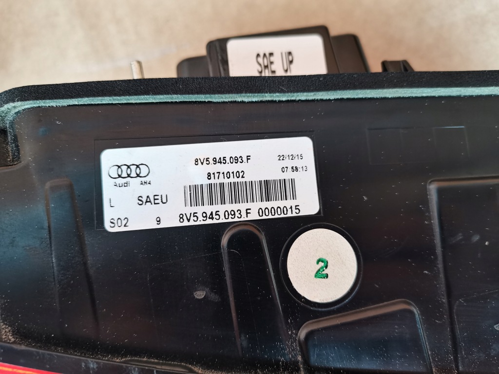 фото №12, Audi a3 8v5 s3 комплект лампа задняя sedan lift full led usa