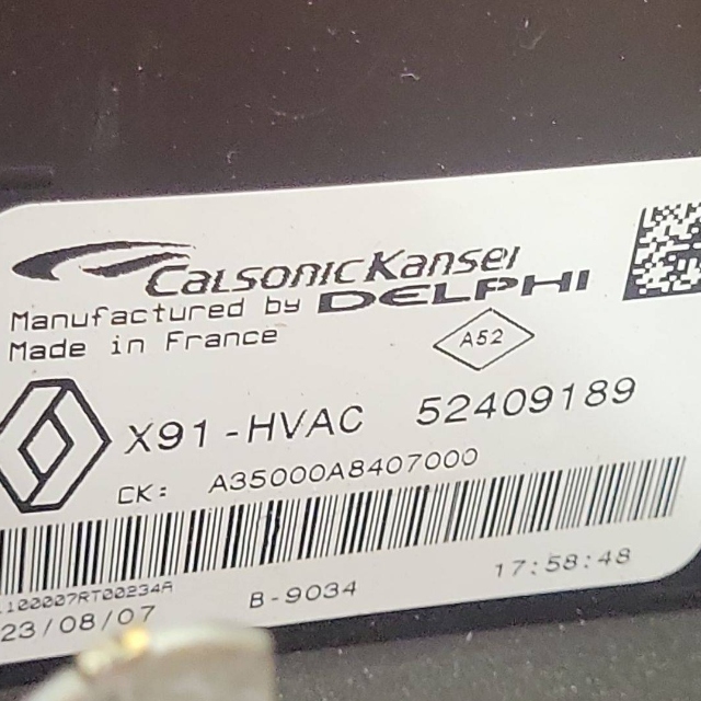 фото №10, Модуль отопителя renault laguna iii 52409189