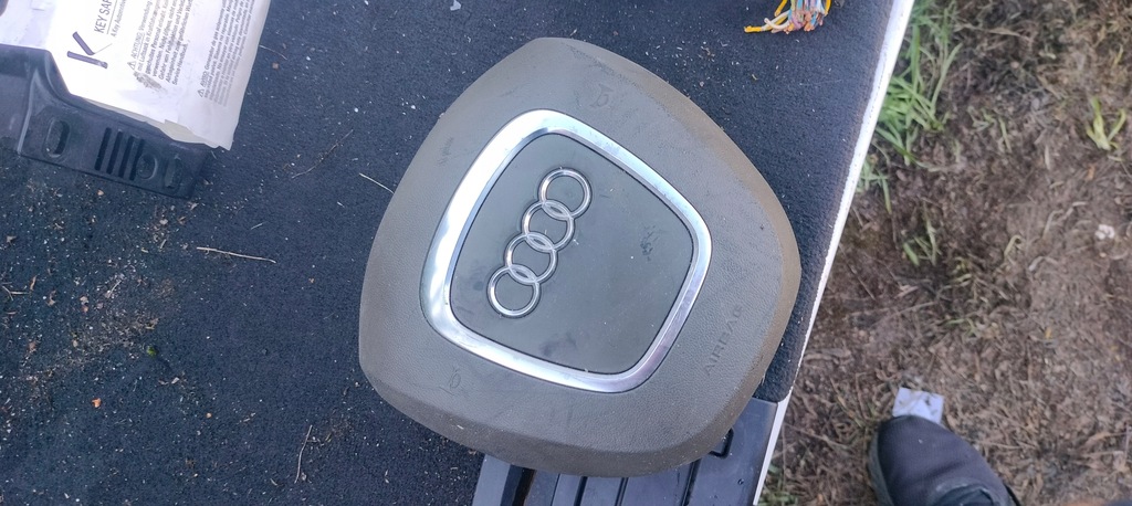 фото №9, Консоль панель приладів pulpit подушки безпеки подушка безпеки датчик ремені audi q7 4l кремовий