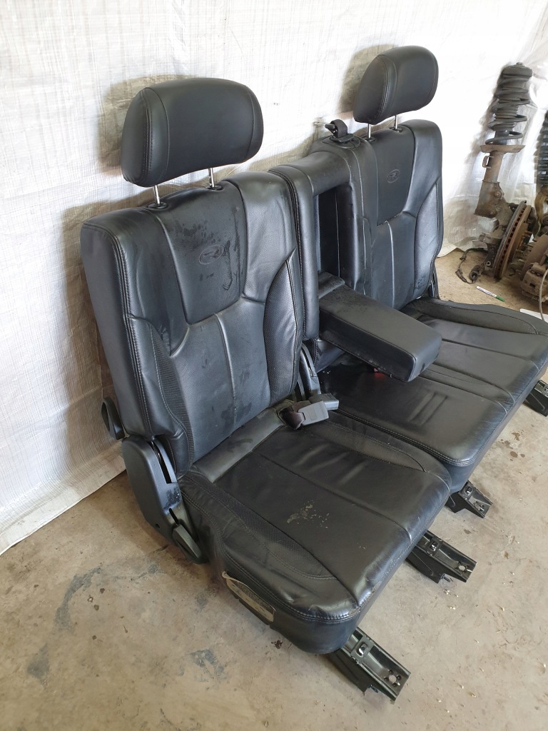 фото №12, Ssangyong rexton 1 i 04- 2,7 сиденье передний кожа водителя пассажира заднее сиденье