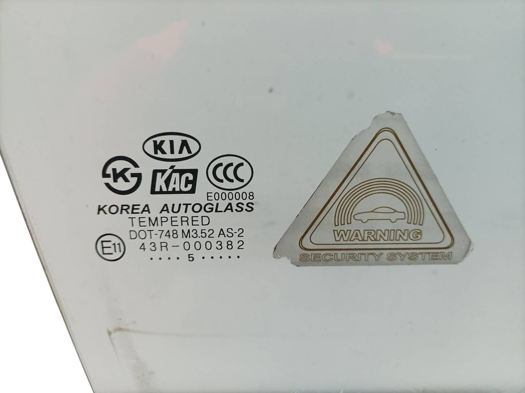 фото №3, Стекло дверь iprawy перед 05 r kia sportage ii 2004-2010