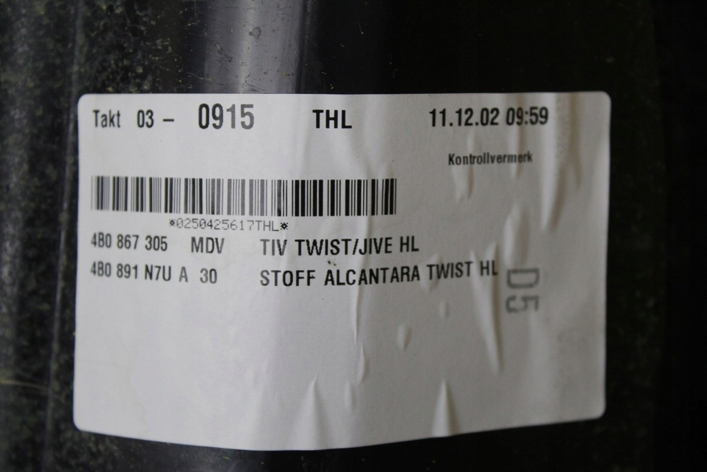 фото №8, Обшивка дверь левый задняя a6 c5 fl sedan 4b0867305