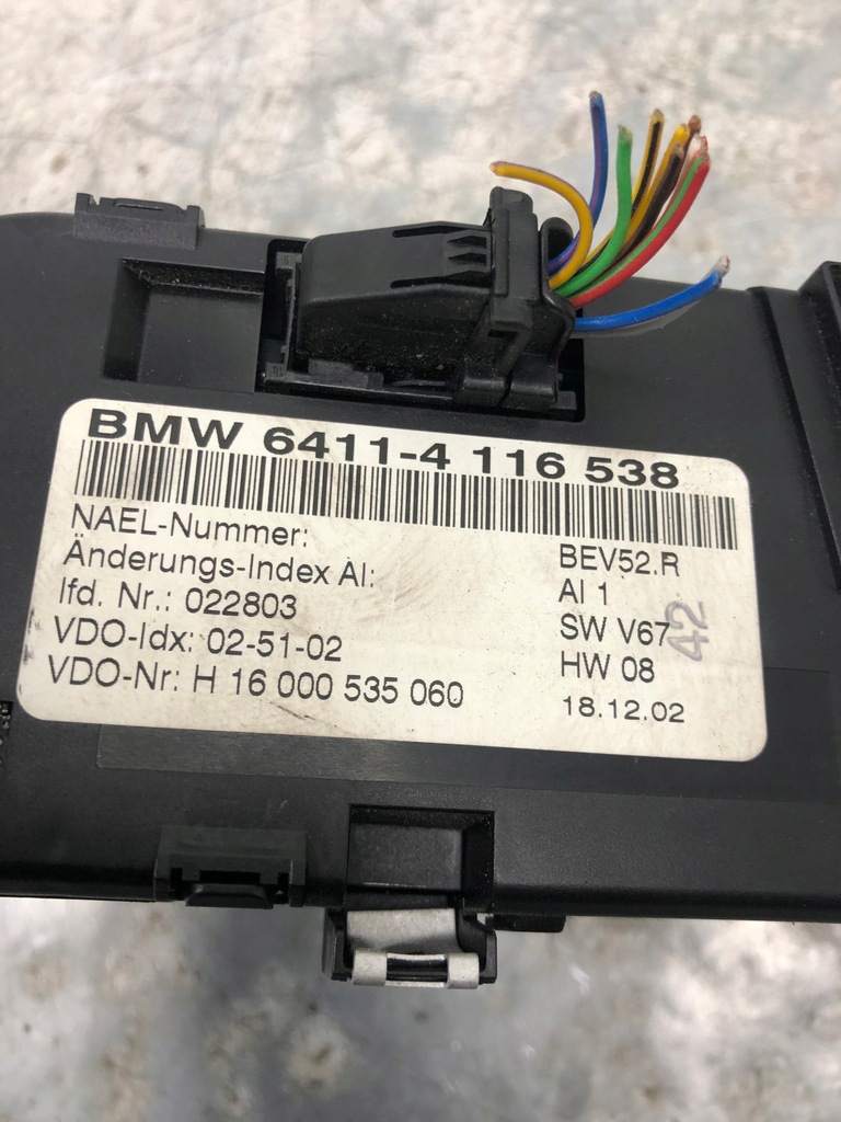 фото №7, Панель кондиціонера bmw z4 4116538