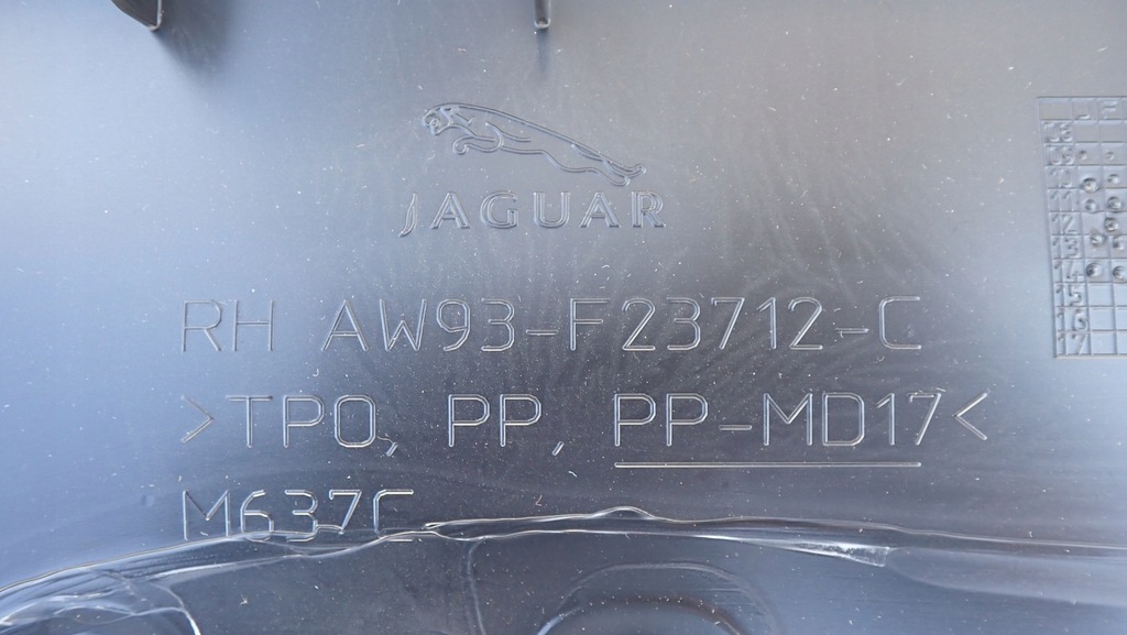 фото №10, Jaguar x351 обшивка оббивка перед правий aw93f2371