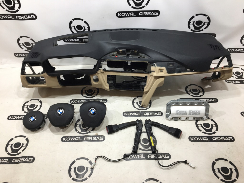 фото №1, Bmw 3 f30 f31 f34 панель приладів консоль подушка безпеки натягувачі
