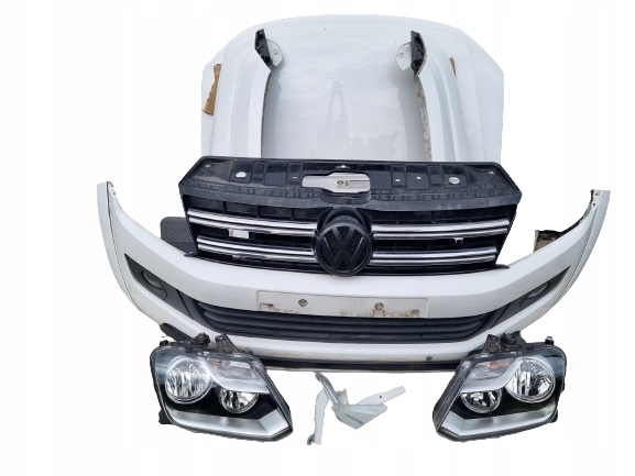 фото №1, Vw amarok 2014 r kompletny перед капот лампы