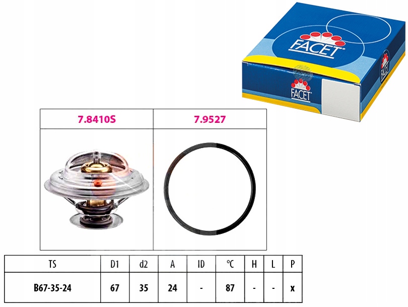 фото №1, Facet термостат 214587312 th652987j 1880410 th1438